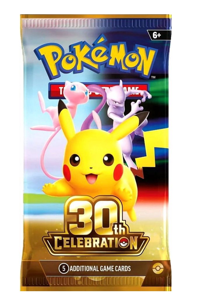 Pokemon 30th Anniversary Celebration Booster Pack (5 Cards)