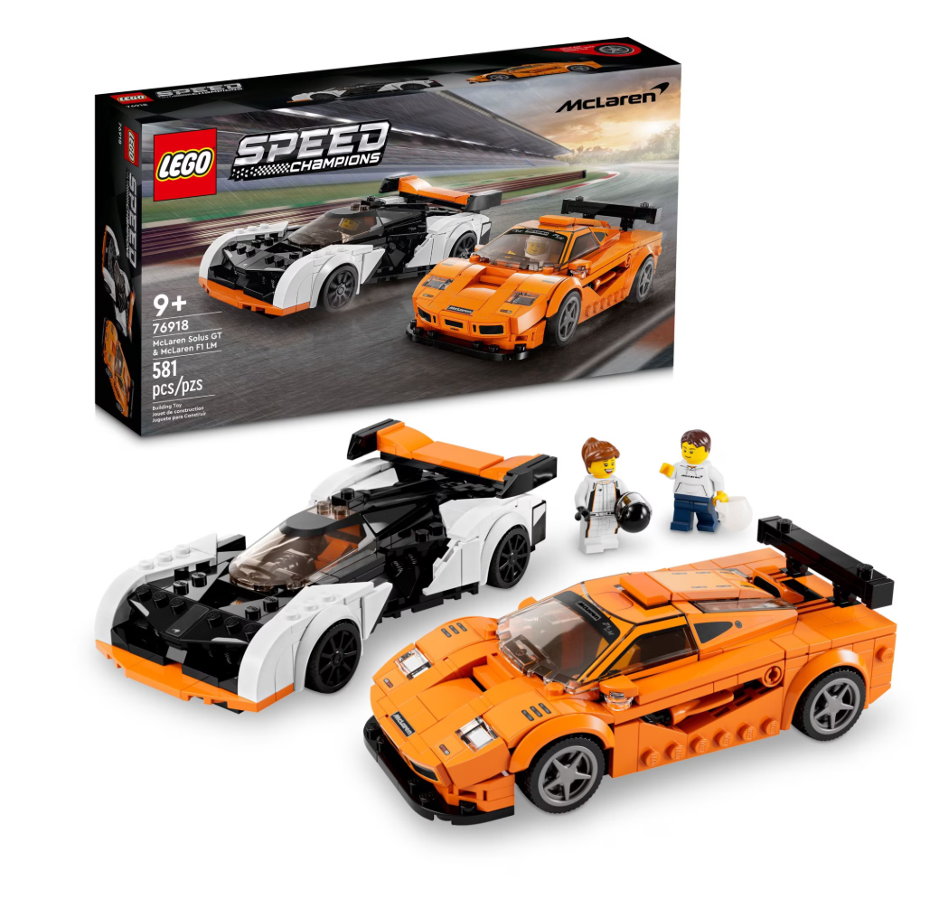 LEGO Speed Champions McLaren Solus GT & McLaren F1 LM 76918