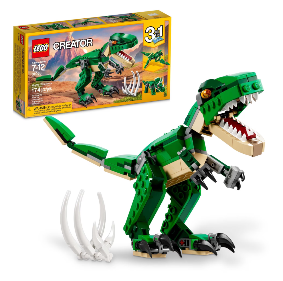 LEGO Creator Mighty Dinosaurs 31058 Build It Yourself Dinosaur Set